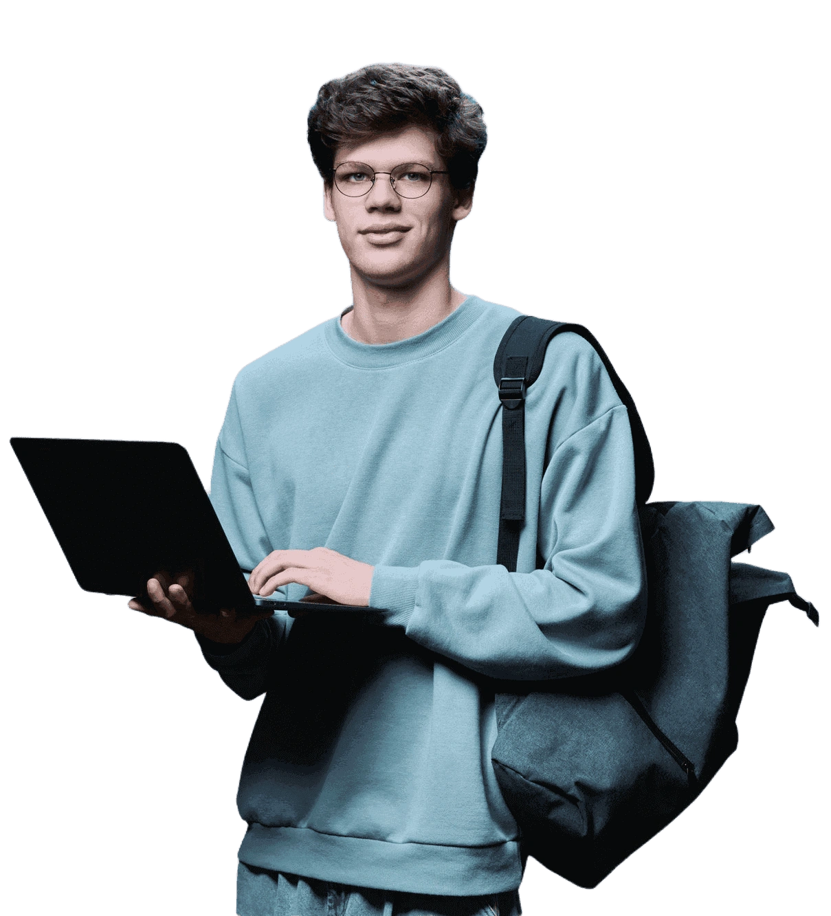 Chico ordenador Academia IA